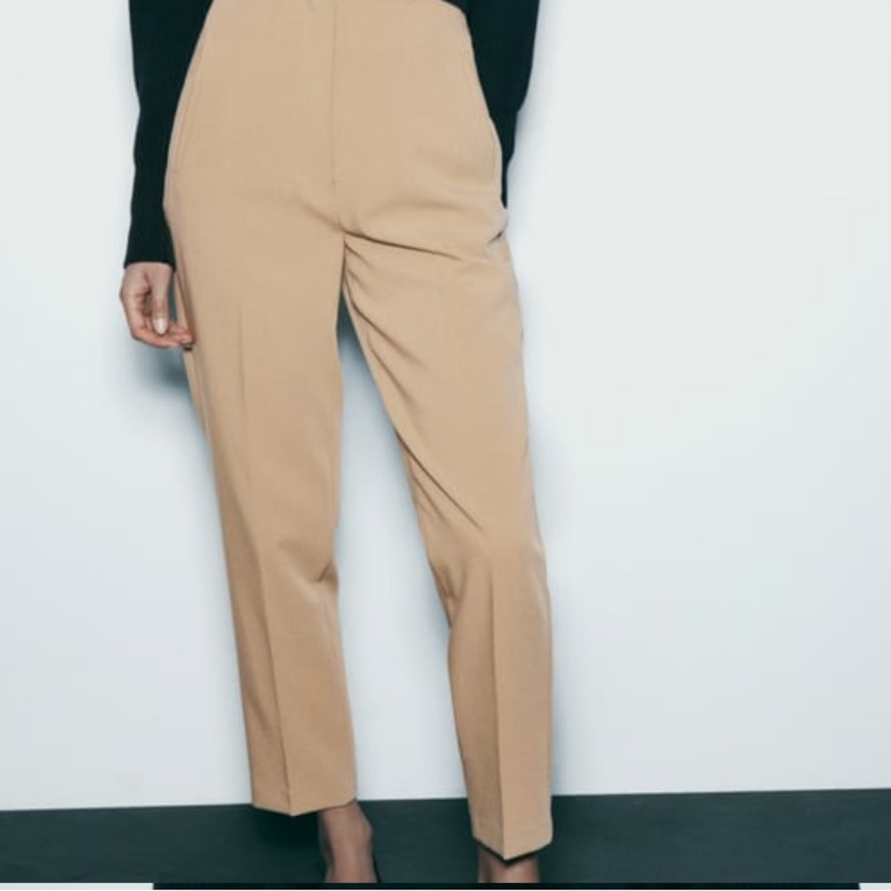 High waisted crop pants